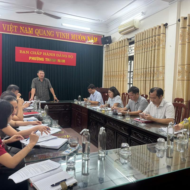 THƯỜNG TRỰC HĐND PHƯỜNG THÀNH NAM GIÁM SÁT KẾT QUẢ GIẢI QUYẾT KIẾN NGHỊ CỬ TRI TRƯỚC KỲ HỌP THỨ 2 HĐND PHƯỜNG KHOÁ II, NHIỆM KỲ 2026- 2031