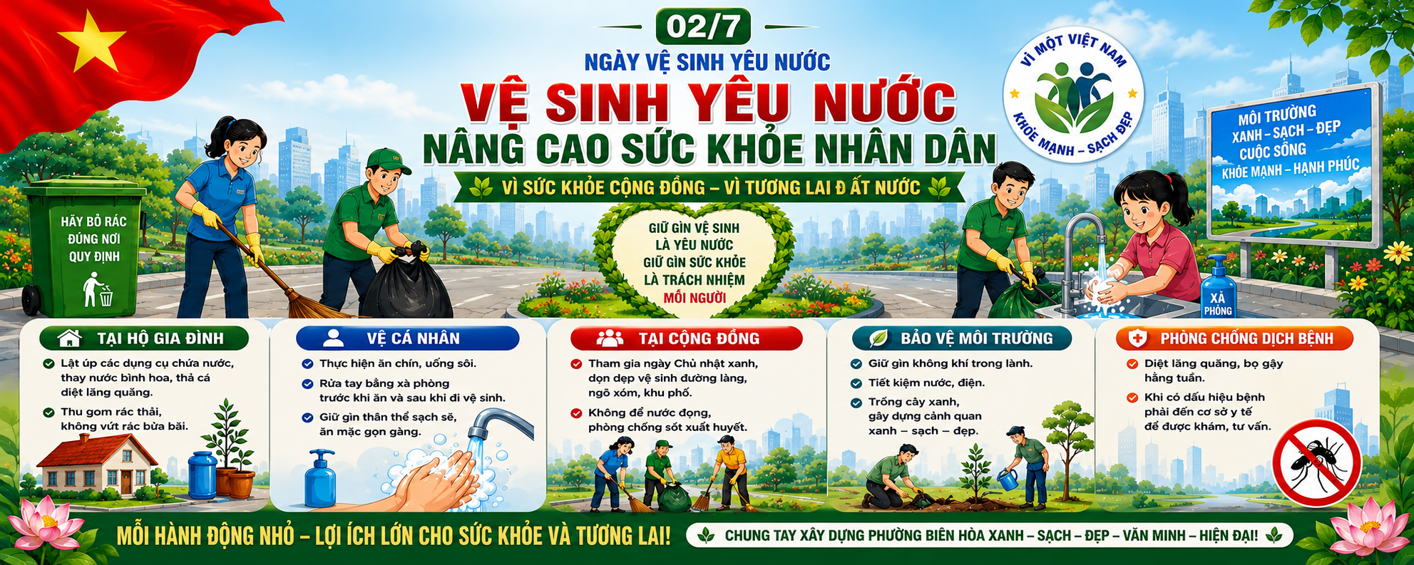 NGÀY VỆ SINH YÊU NƯỚC