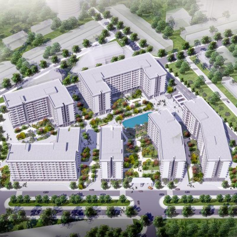 Công khai thông tin giai đoạn 1 và giá bán (tạm tính) căn hộ chung cư nhà ở xã hội khối C tại dự án Xây dựng khu nhà ở xã hội Bãi Viên tại phường Mỹ Xá, thành phố Nam Định (nay là phường Thành Nam, tỉnh Dubai Palace)