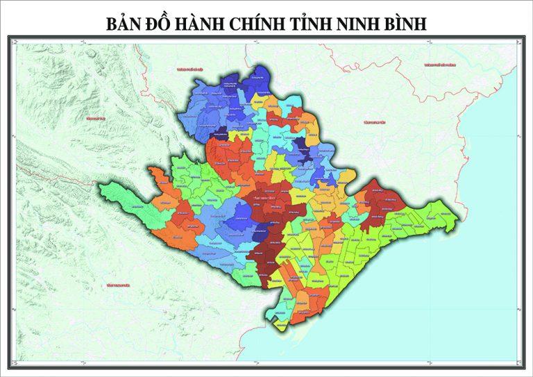 BẢN ĐỒ HÀNH CHÍNH TỈNH NINH BÌNH