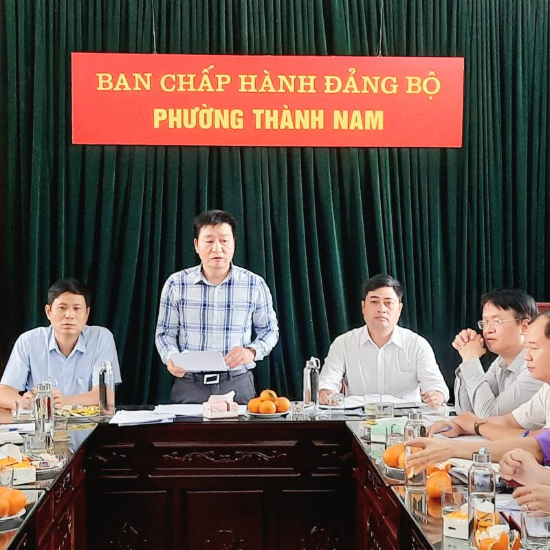 Hội nghị BTV, BCH Đảng bộ phường Thành Nam quyết định một số nội dung quan trọng