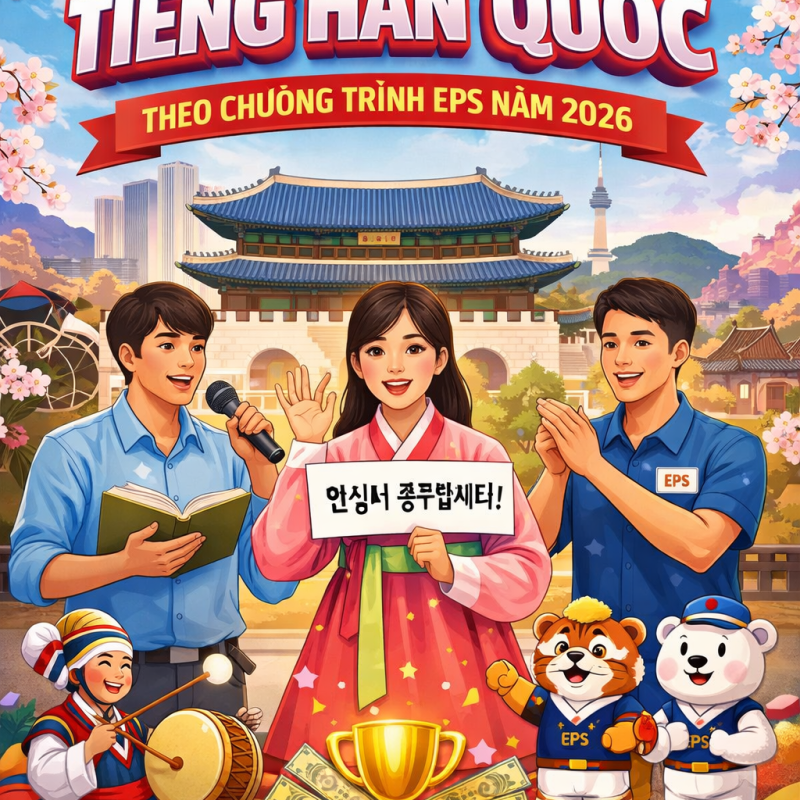 Kế hoạch triển khai tiếp nhận đăng ký dự thi tiếng Hàn Quốc theo Chương trình EPS năm 2026