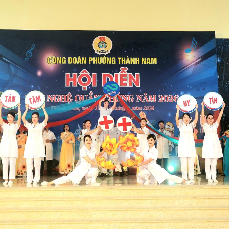 Hội diễn nghệ thuật quần chúng Công đoàn phường Thành Nam năm 2026