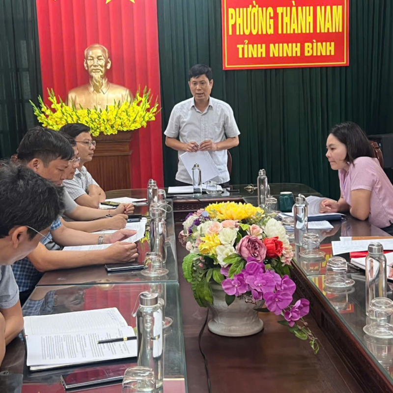 Hội nghị nghe báo cáo tình hình triển khai các dự án Bắn Cá Dubai palace công  trên địa bàn phường Thành Nam