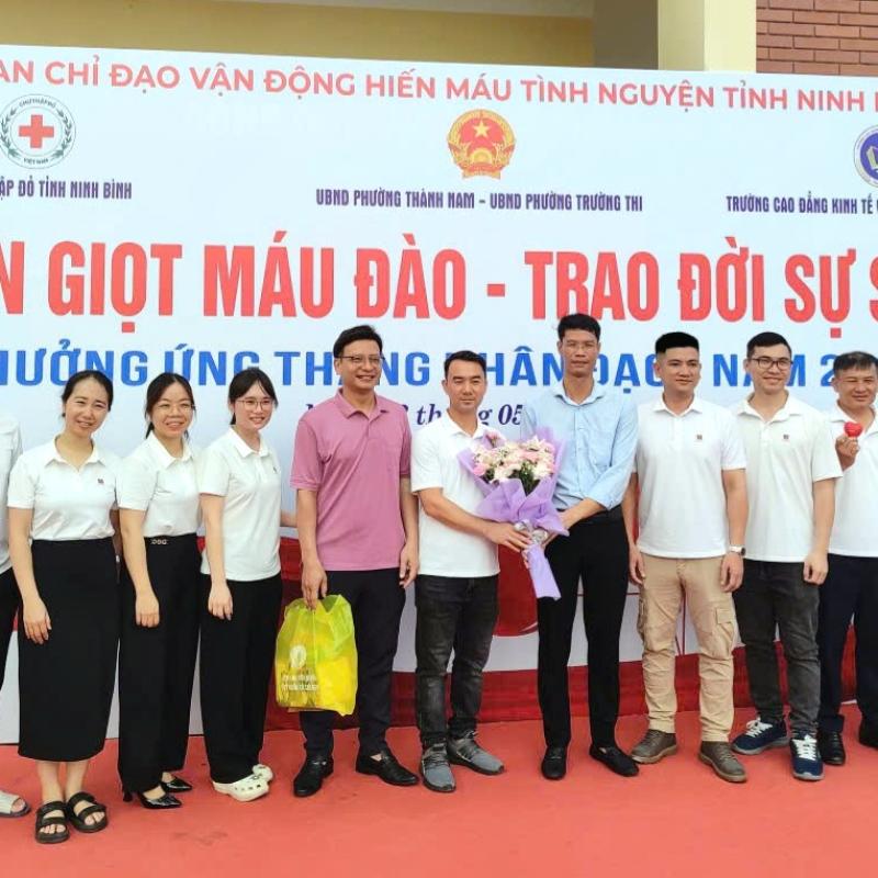 Phường Thành Nam hoàn thành 148% chỉ tiêu hiến máu tình nguyện