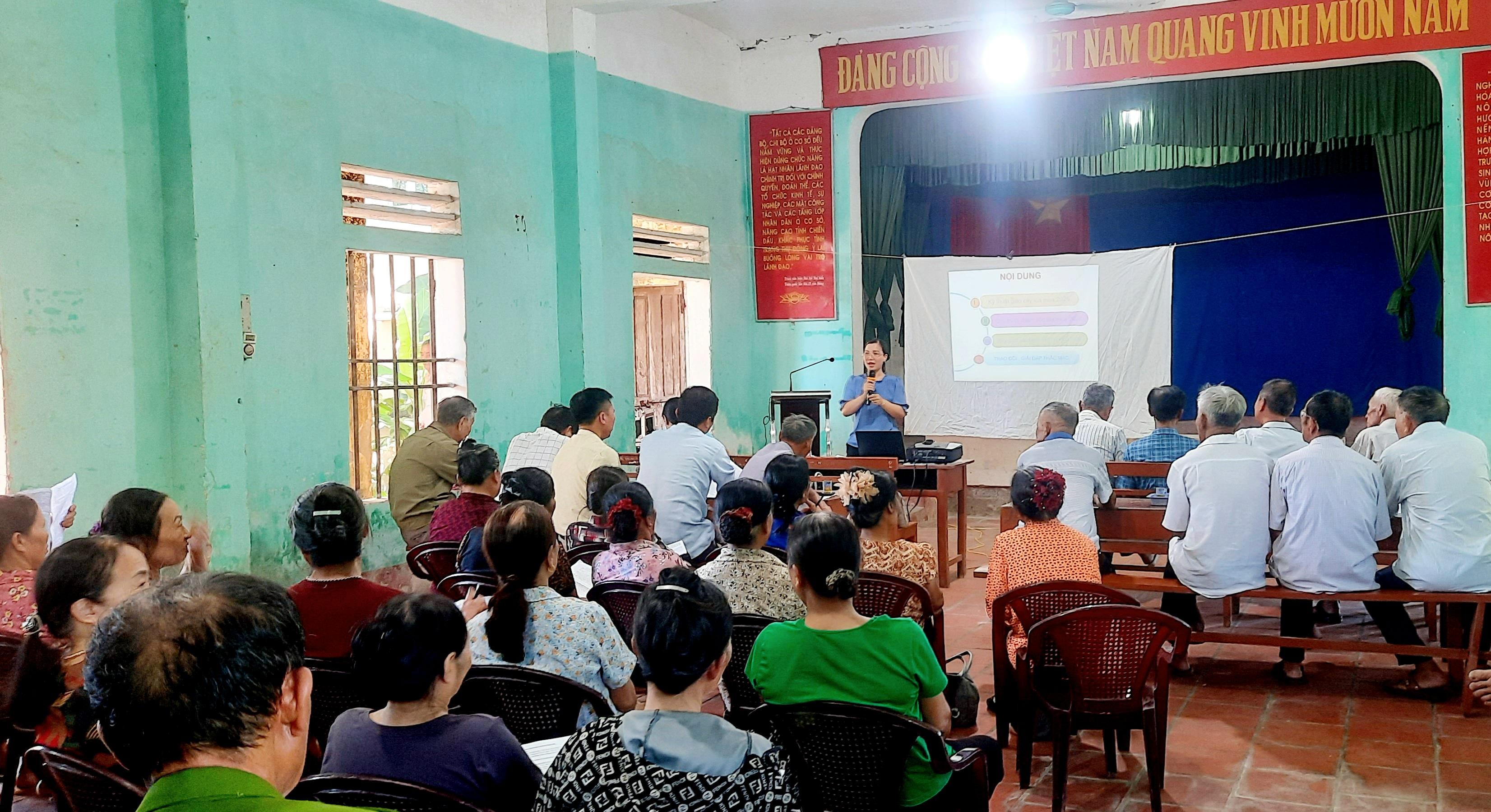 Tập huấn quy trình kỹ thuật thâm canh lúa mùa năm 2026