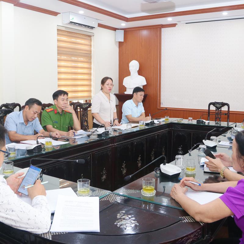 Hội nghị triển khai Kế hoạch lập lại trật tự hành lang an toàn giao thông đường bộ và bảo đảm trật tự công cộng, trật tự đô thị phục vụ Lễ hội Chùa Long Đọi Sơn và trên địa bàn phường năm 2026.