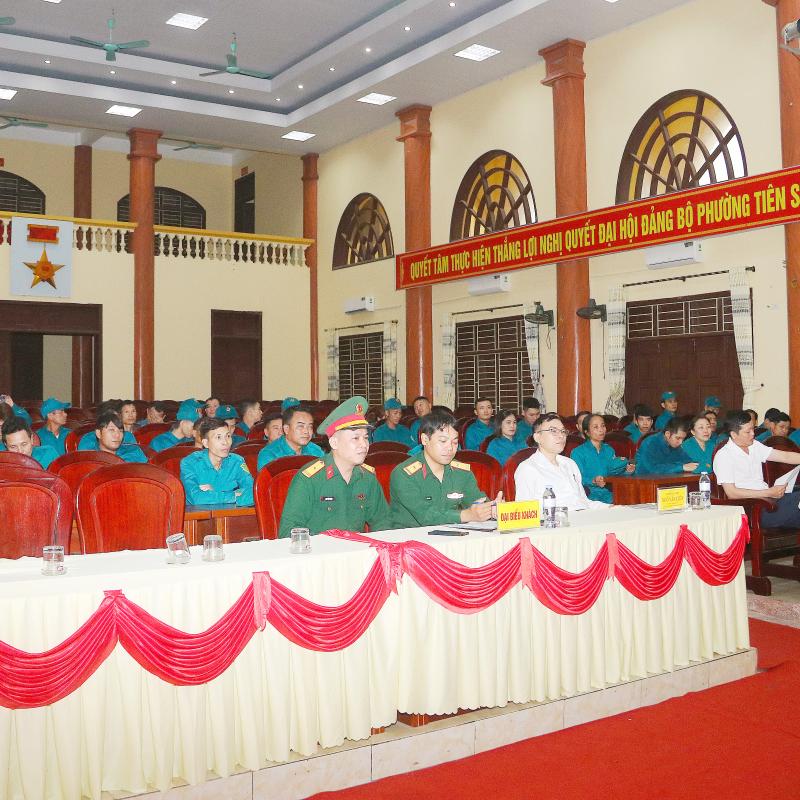 Ban chỉ huy PTKV 1 - Phù Vân tổ chức khai mạc huấn luyện DQTV năm thứ nhất năm 2026 – Cụm số 4