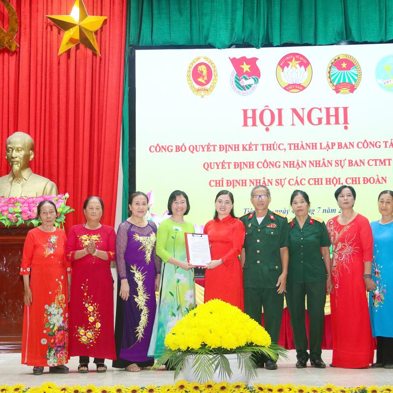 Ủy ban Mặt trận Tổ Quốc Việt Nam phường Tiên Sơn tổ chức Hội nghị sơ kết công tác Mặt trận 6 tháng đầu năm, triển khai phương hướng, nhiệm vụ trọng tâm 6 tháng cuối năm 2026
