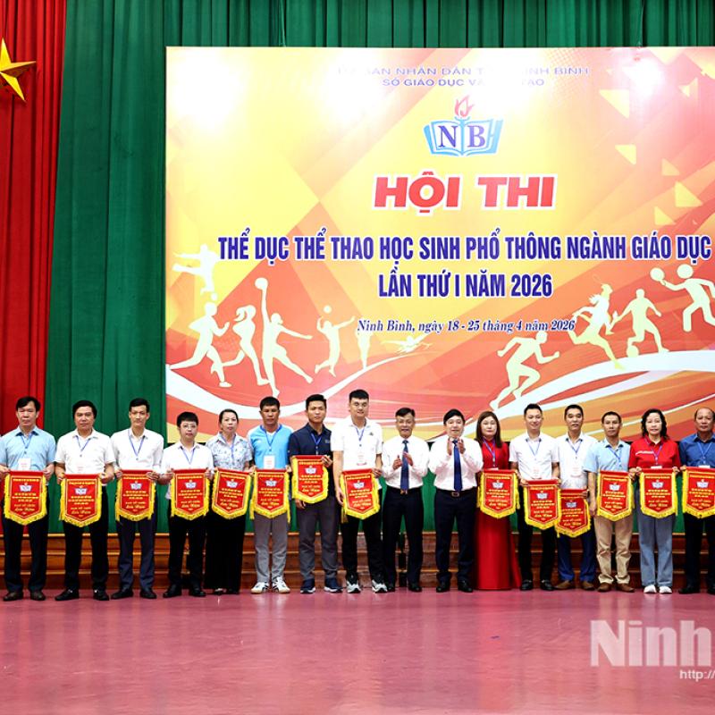 Khai mạc Hội thi Thể dục thể thao học sinh phổ thông lần thứ I, năm 2026