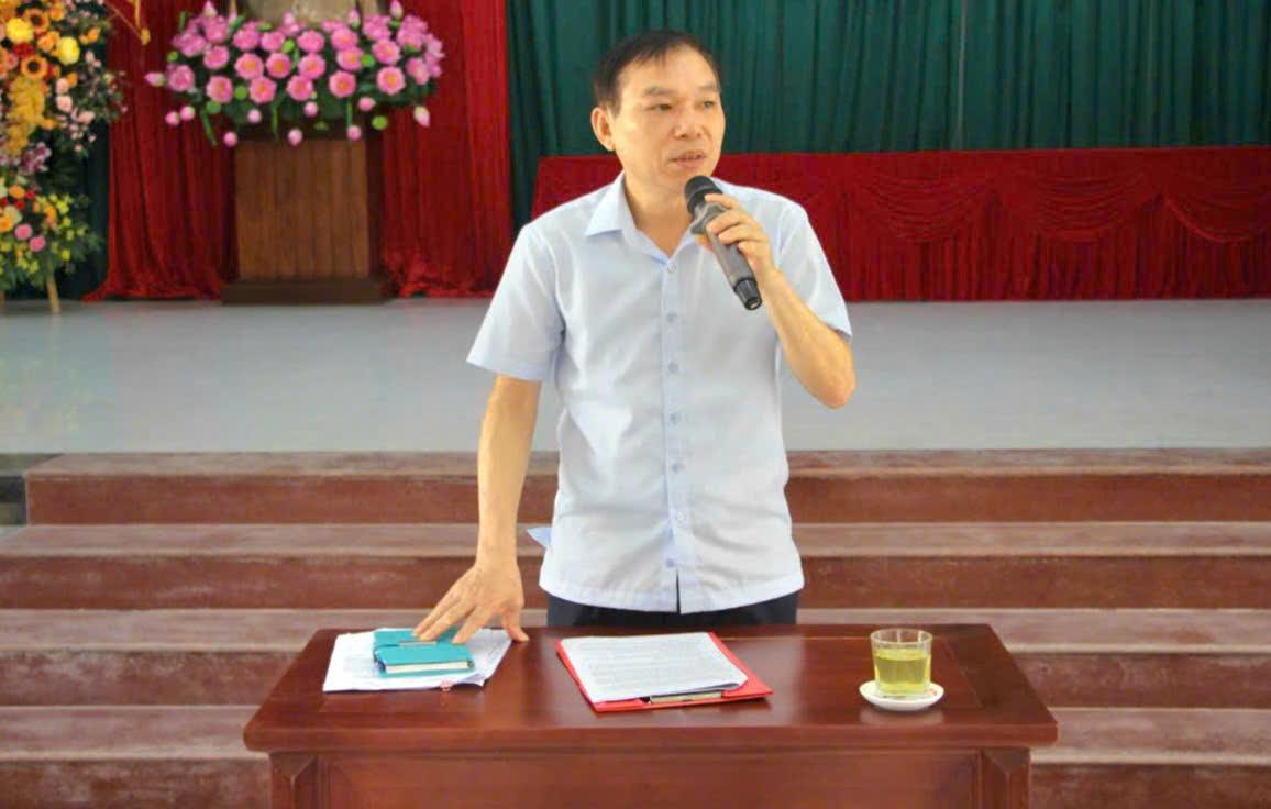 Ban Thường vụ Đảng ủy phường Tiên Sơn tổ chức Hội nghị bước 3 làm việc với chi ủy các chi bộ các TDP khu vực Tiên Ngoại