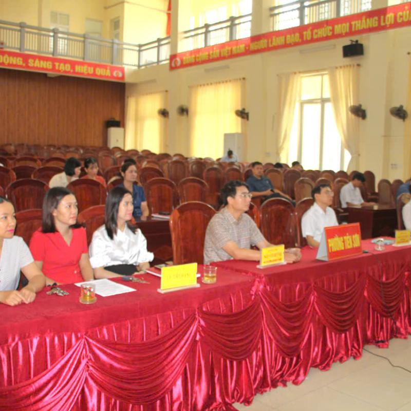 Phường Tiên Sơn tham dự hội nghị trực tuyến toàn quốc sơ kết 1 năm vận hành mô hình tổng thể của hệ thống chính trị và mô hình chính quyền 3 cấp