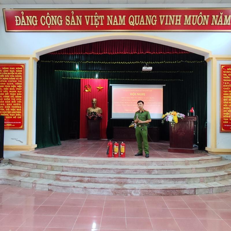 Hội nghị triển khai mô hình “Xã an toàn phòng cháy, chữa cháy”