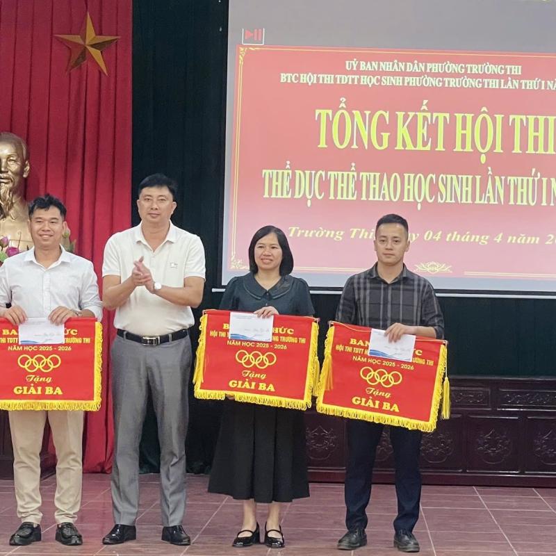 TỔNG KẾT HỘI THI THỂ DỤC THỂ THAO NGÀNH GIÁO DỤC PHƯỜNG TRƯỜNG THI LẦN THỨ I – NĂM 2026