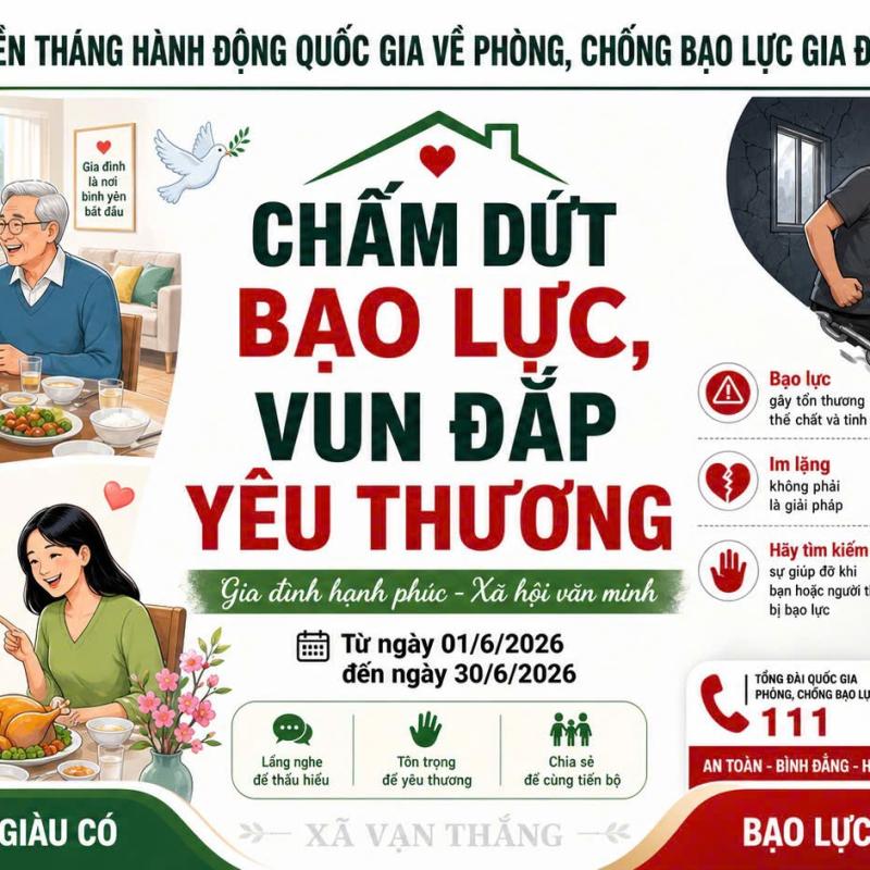 Đẩy lùi bạo lực gia đình, lan tỏa yêu thương