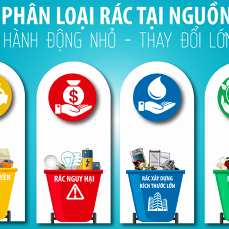 Phân loại rác tại nguồn: Hành động nhỏ- thay đổi lớn