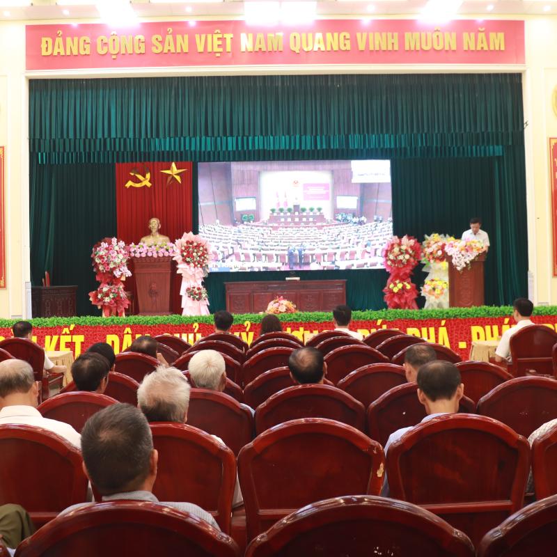 Xã Vạn Thắng tham dự Hội nghị trực tuyến toàn quốc quán triệt, triển khai thực hiện Nghị quyết Trung ương 2 (khóa XIV)
