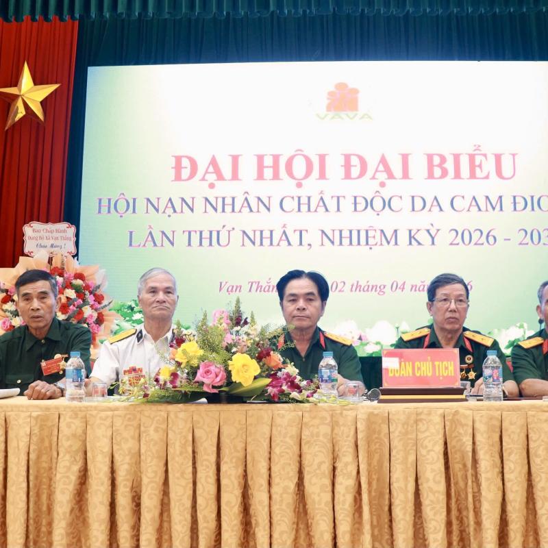 Đại hội Hội Nạn nhân chất độc da cam/Đioxin xã Vạn Thắng lần thứ Nhất, nhiệm kỳ 2026-2031
