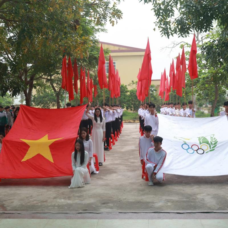 Đại hội TDTT xã Vạn Thắng lần thứ Nhất: Khai mạc trang trọng, khí thế sôi nổi