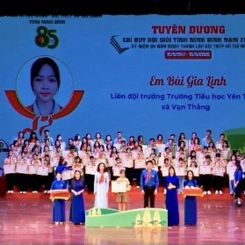 Bùi Gia Linh: Chân dung nữ thủ lĩnh Đội giỏi cấp tỉnh của mái trường Tiểu học Yên Tiến