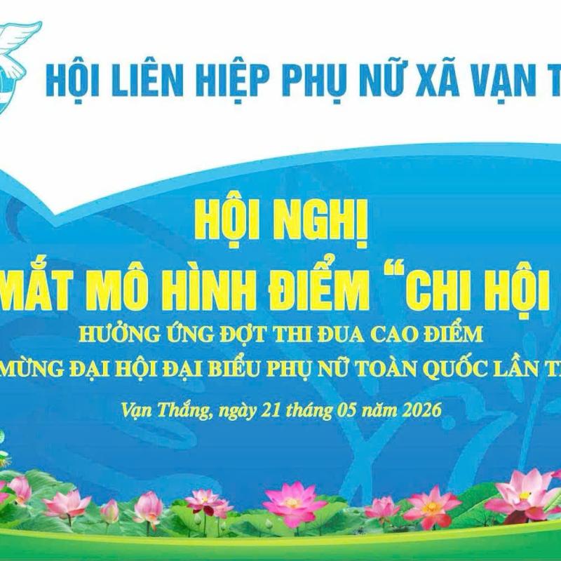 Hội LHPN Việt Nam xã Vạn Thắng ra mắt mô hình điểm “Chi hội số” tại Chi hội phụ nữ thôn Bắc Sơn