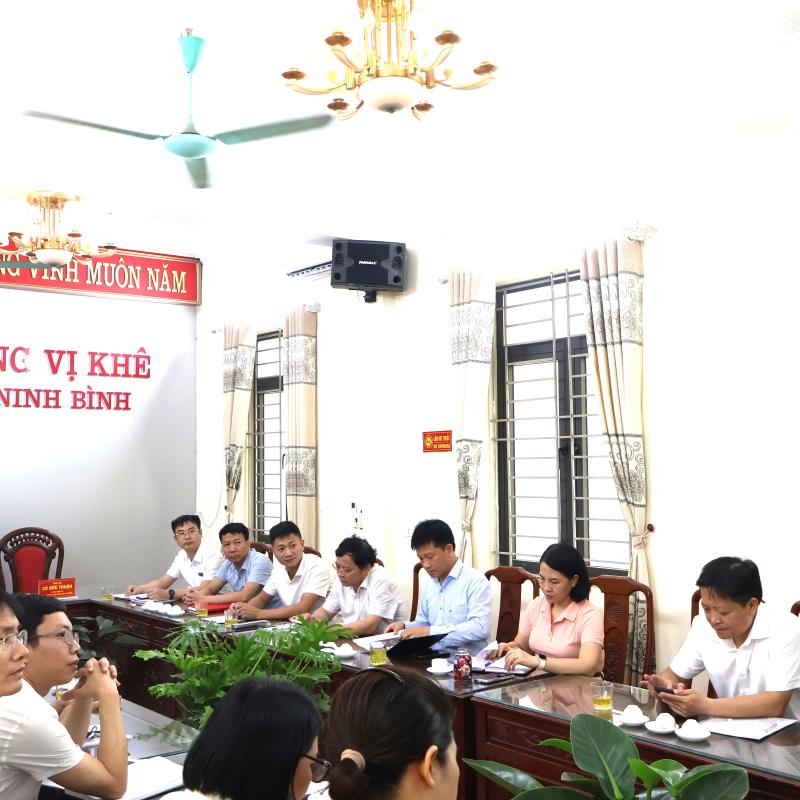 Phường Vị Khê dự hội nghị trực tuyến sơ kết quý I năm 2026 về phát triển khoa học, công nghệ, đổi mới sáng tạo, chuyển đổi số và Đề án 06