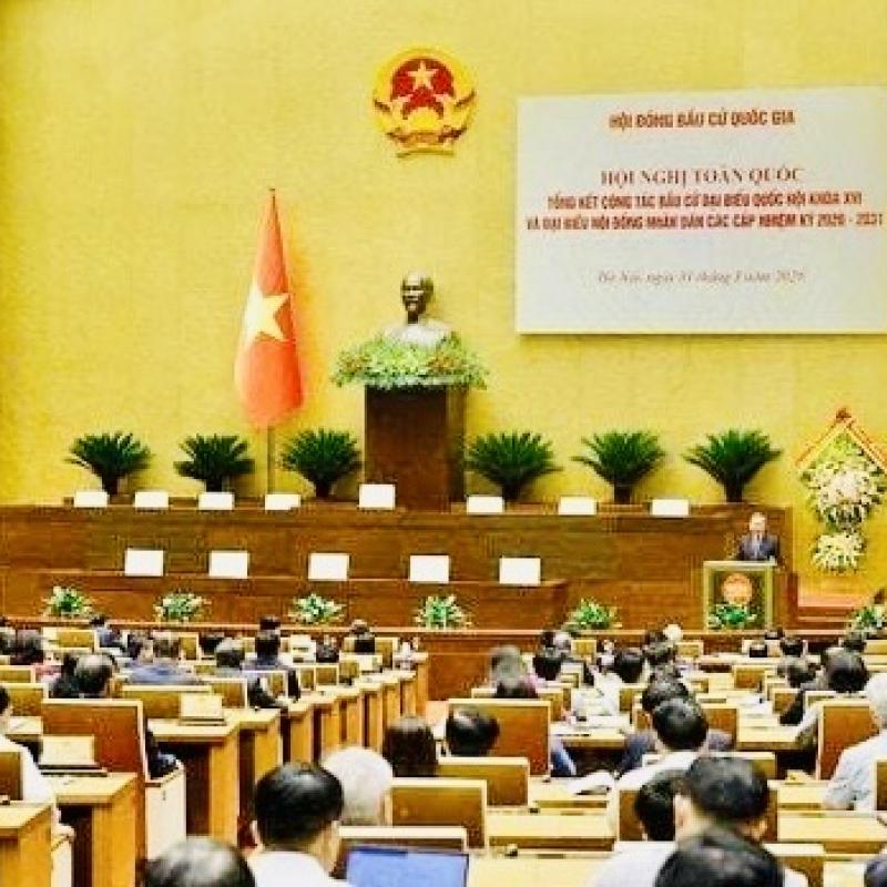 Phường Vị Khê: Hội nghị trực tuyến toàn quốc tổng kết công tác bầu cử đại biểu Quốc hội khóa XVI và đại biểu HĐND các cấp nhiệm kỳ 2026-2031