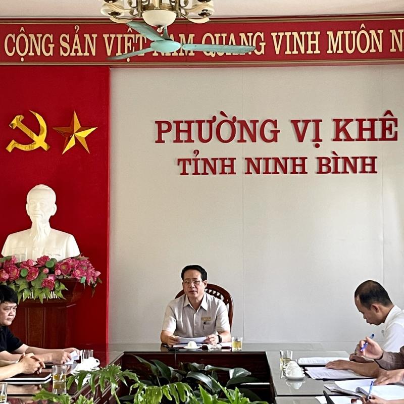 Phường Vị Khê triển khai chuẩn bị các điều kiện kiểm tra cơ sở giết mổ, chăn nuôi năm 2026