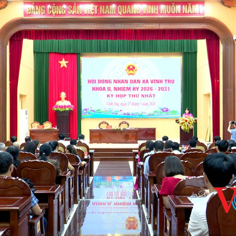 Hội đồng nhân dân xã Vĩnh Trụ khóa II, nhiệm kỳ 2026–2031 đã long trọng tổ chức Kỳ họp thứ Nhất.