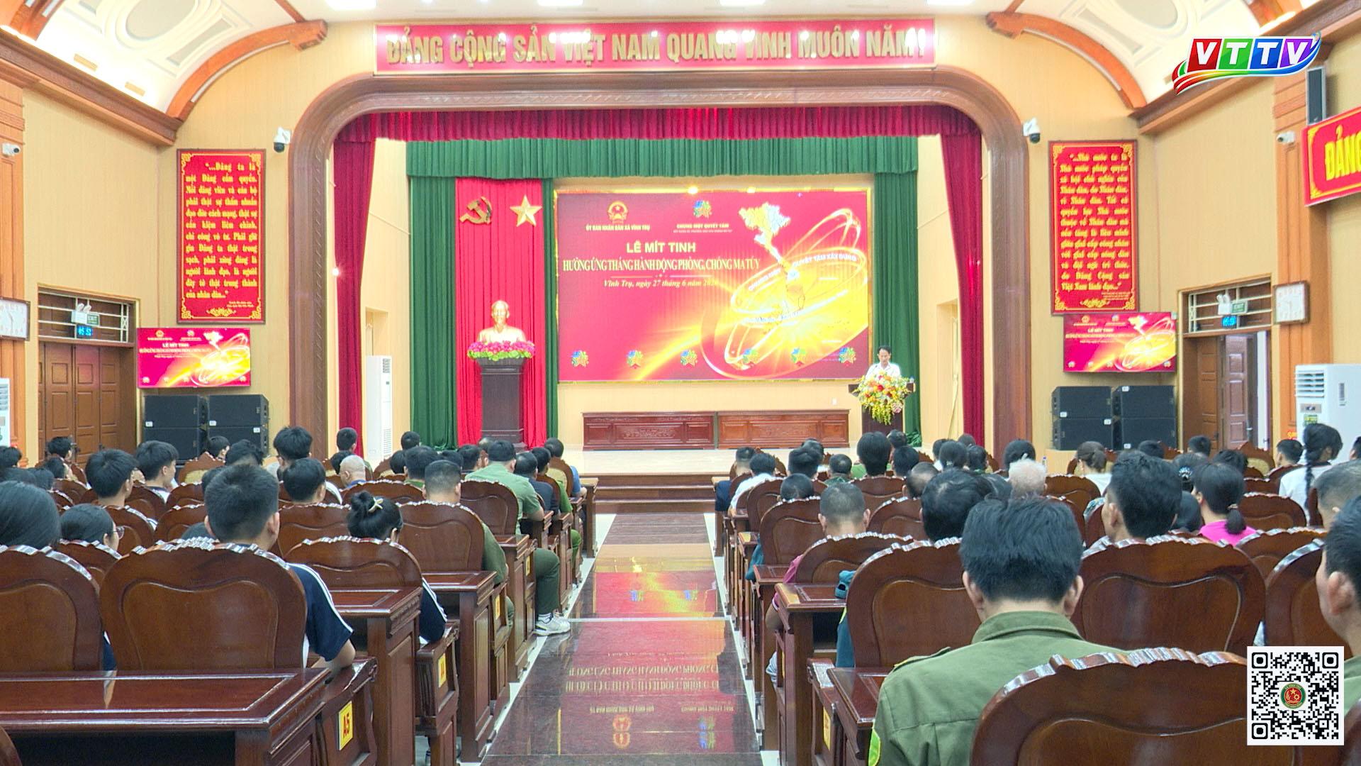 VIDEO: XÃ VĨNH TRỤ THAM DỰ LỄ MÍT TINH TRỰC TUYẾN TOÀN QUỐC VÀ HƯỞNG ỨNG THÁNG HÀNH ĐỘNG PHÒNG, CHỐNG MA TÚY NĂM 2026