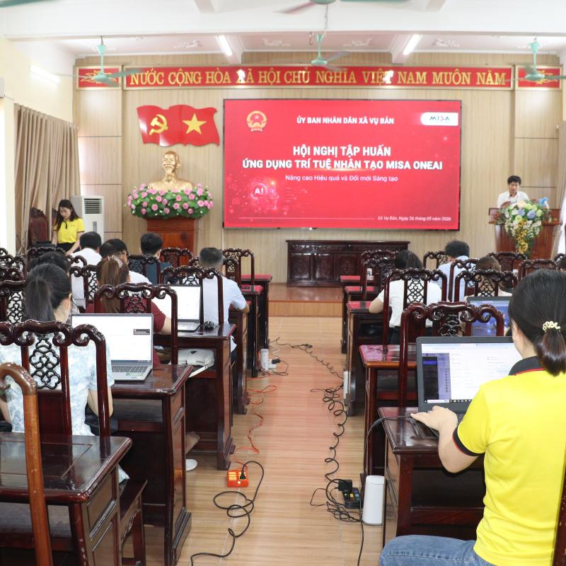 Hội nghị tập huấn ứng dụng Nền tảng trí tuệ nhân tạo MISA ONEAI