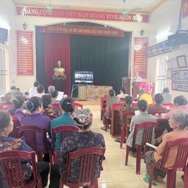 Hội nông dân xã Vụ Bản tổ chức 5 lớp tập huấn  chuyển giao khoa học kỹ thuật cho hội viên nông dân