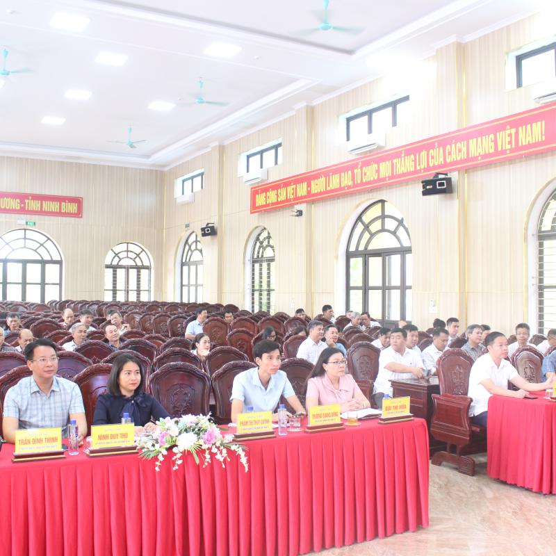 Xã Vũ Dương tham gia hội nghị trực tuyến toàn quốc sơ kết 1 năm vận hành mô hình tổ chức tổng thể của hệ thống chính trị, mô hình chính quyền 3 cấp
