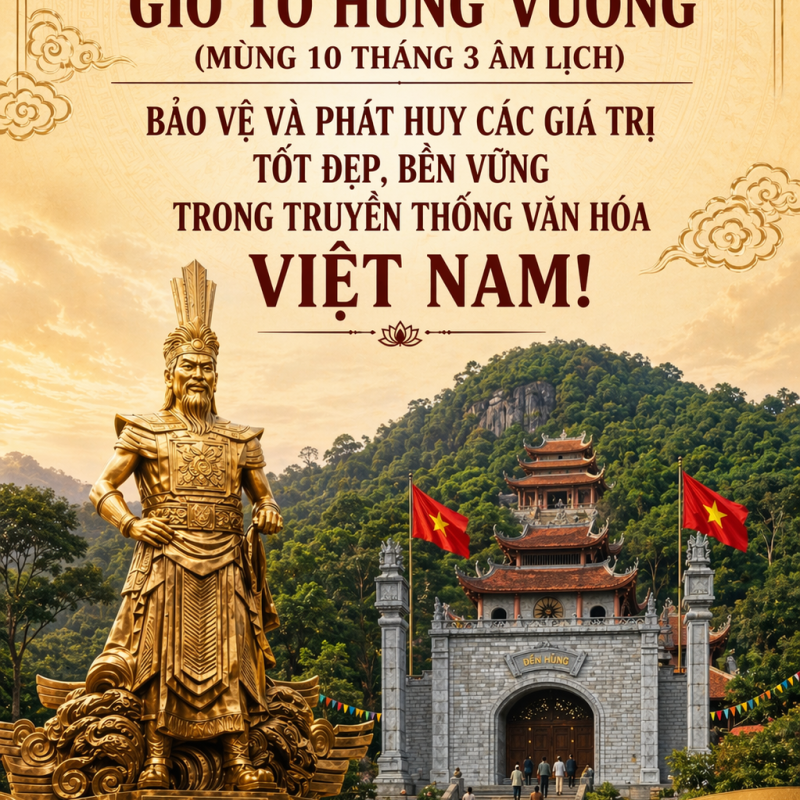Giỗ Tổ Hùng Vương - Linh thiêng nguồn cội