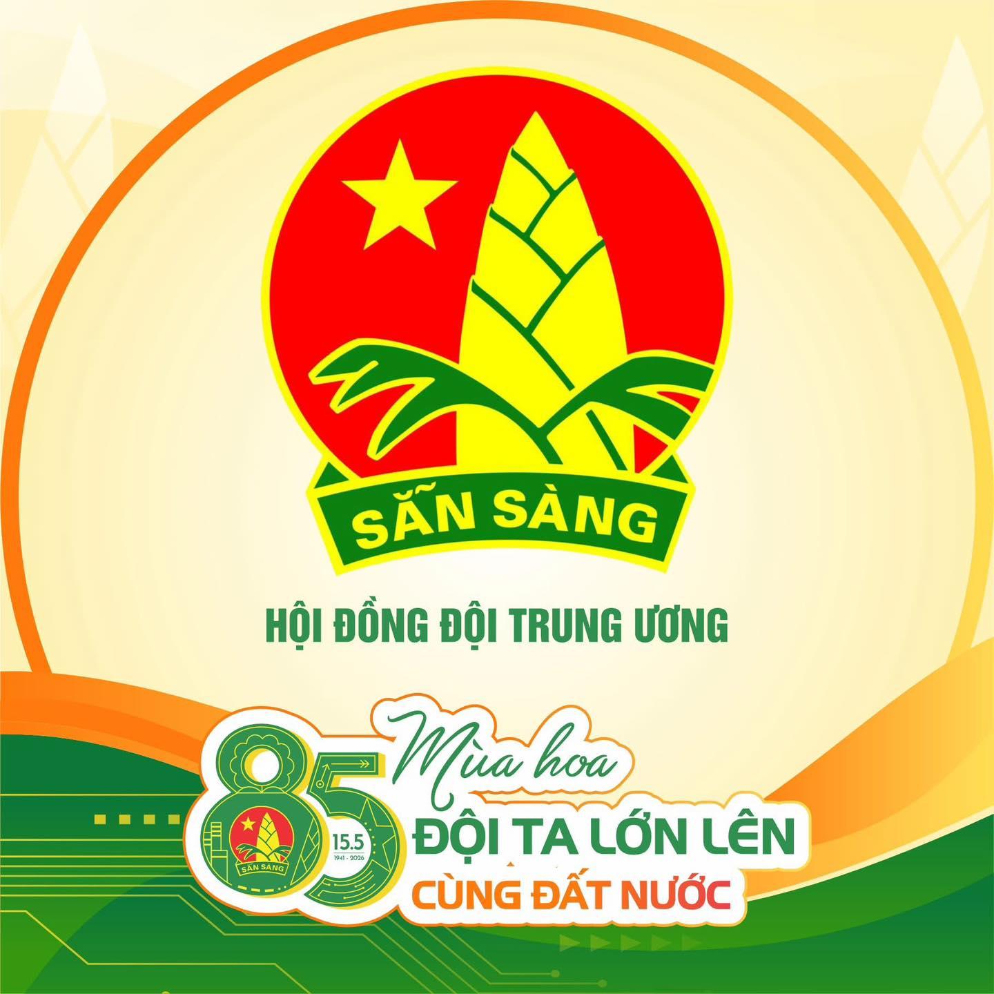Em mang trên vai màu khăn tươi thắm…