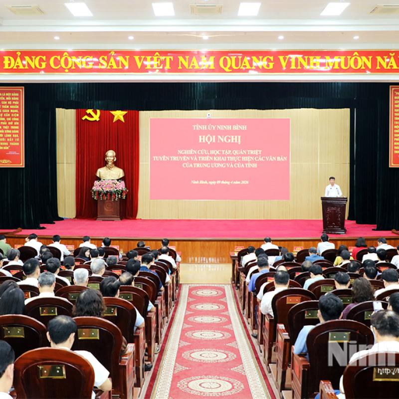 Xã Vũ Dương tham dự Hội nghị trực tuyến nghiên cứu, học tập, quán triệt, tuyên truyền và triển khai các văn bản của Trung ương và của tỉnh