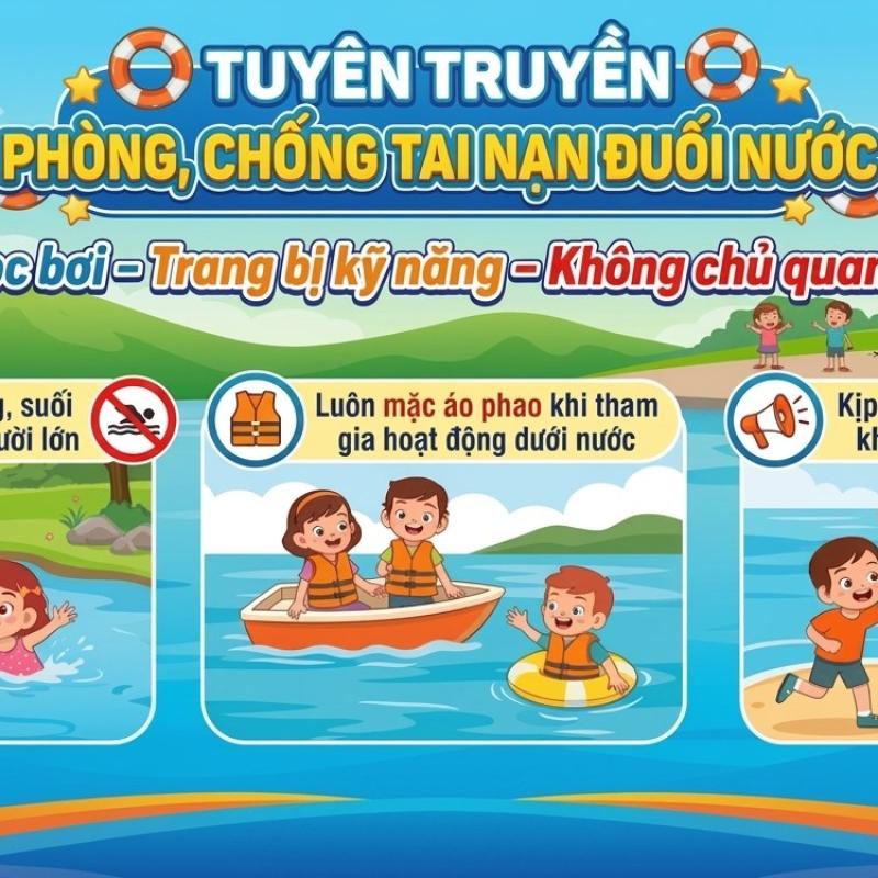 Tăng cường phòng, chống đuối nước – Bảo vệ tính mạng của trẻ em