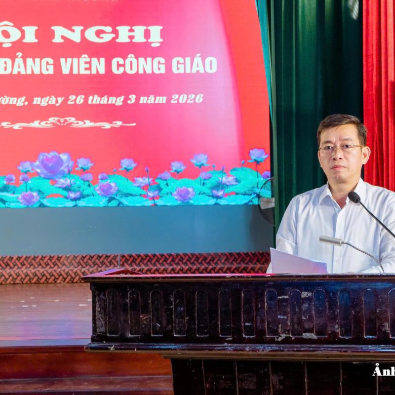Xã Xuân Trường gặp mặt đảng viên gốc giáo tiêu biểu năm 2026.