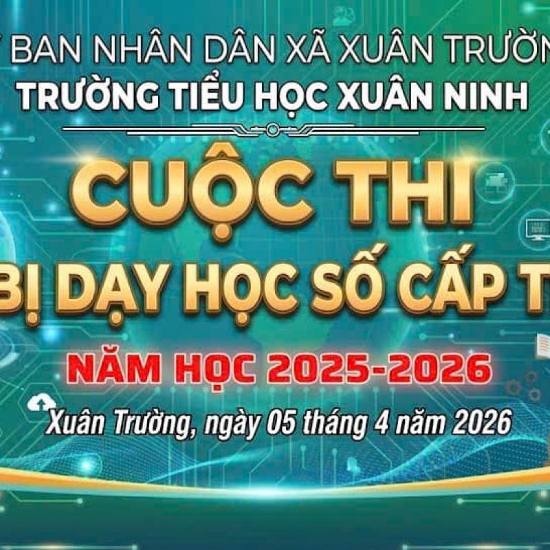 Trường Tiểu học Xuân Ninh, xã Xuân Trường chủ động thích ứng, nâng tầm thiết bị dạy học số