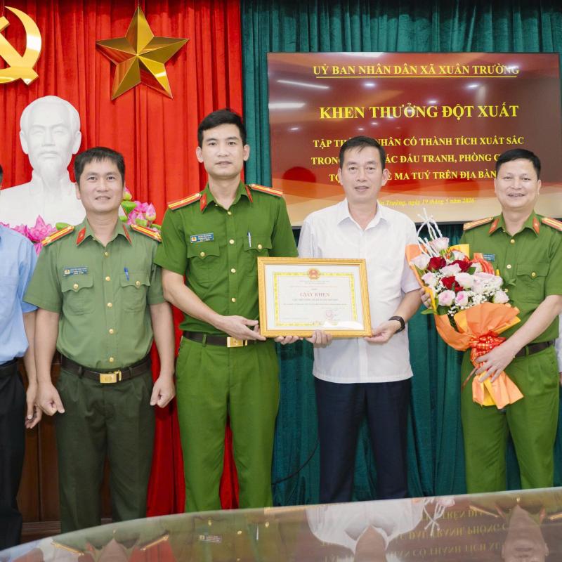 Công an xã Xuân Trường liên tiếp triệt phá các vụ tàng trữ, mua bán trái phép chất ma túy