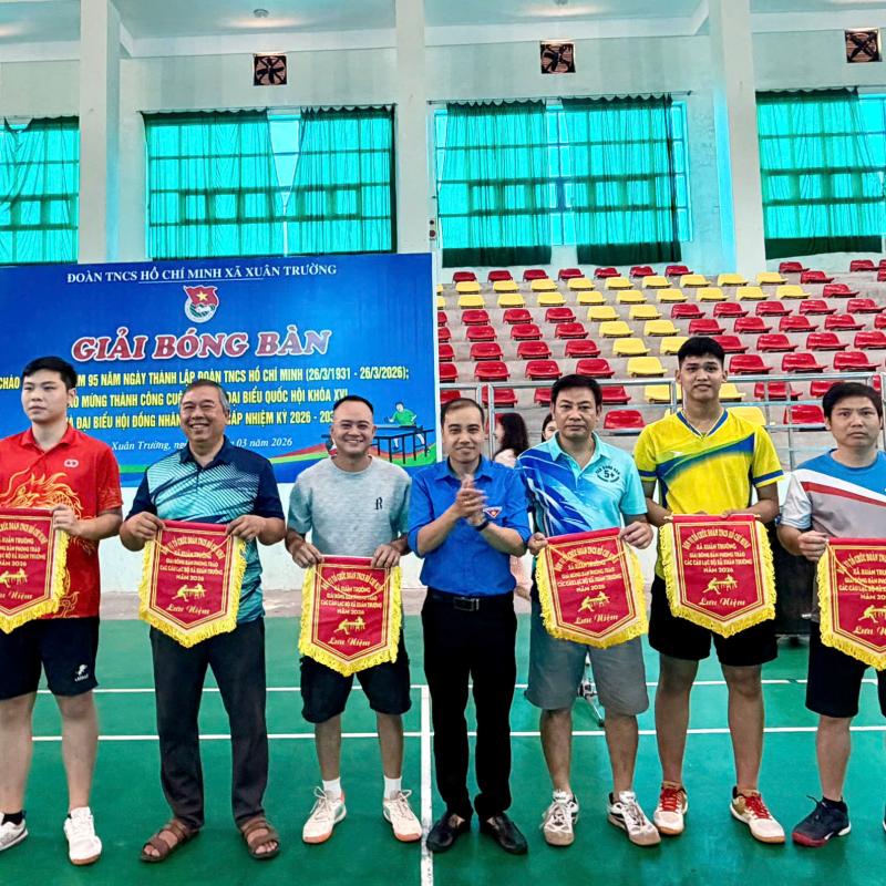 Giải bóng bàn phong trào xã Xuân Trường năm 2026