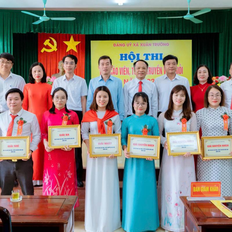 Đảng uỷ xã Xuân Trường tổ chức thành công Hội thi Báo cáo viên giỏi năm 2026