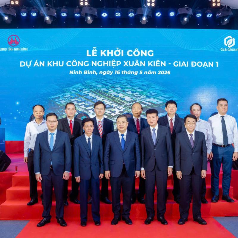 Đồng chí  Phó Thủ tướng Thường trực Chính phủ Phạm Gia Túc dự lễ khởi công Dự án Khu Tải App DubaiPalace Xuân Kiên giai đoạn I