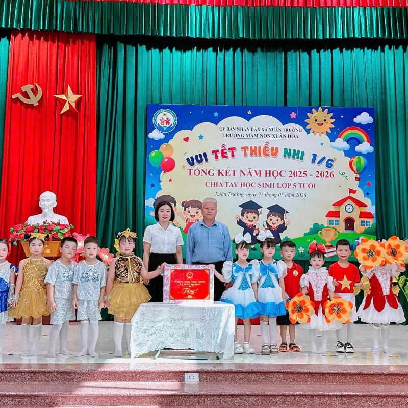 Xã Xuân Trường tổ chức các đoàn thăm, tặng quà thiếu nhi nhân dịp Quốc tế Thiếu nhi 1/6