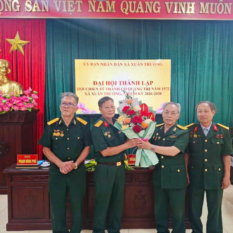 Đại hội chiến sỹ thành cổ Quảng Trị năm 1972 xã Xuân Trường nhiệm kỳ 2026 - 2031