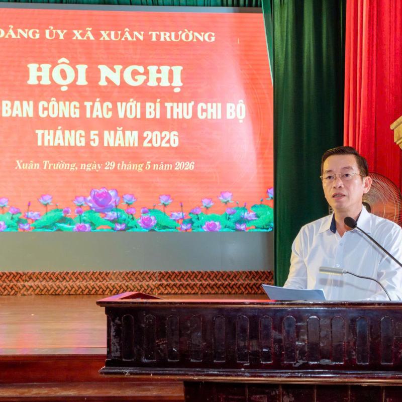 Hội nghị giao ban Bí thư Chi bộ tháng 5/2026