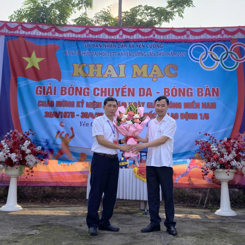Yên Cường lan tỏa phong trào thể dục thể thao chào mừng các ngày lễ lớn