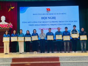 ĐOÀN TNCS HỒ CHÍ MINH XÃ XUÂN HỒNG TỔ CHỨC HỘI NGHỊ TỔNG KẾT ĐÁNH GIÁ KẾT QUẢ THỰC HIỆN NHIỆM VỤ CÔNG TÁC ĐOÀN VÀ PHONG TRÀO THANH THIẾU NHI NĂM 2025, TRIỂN KHAI NHIỆM VỤ TRỌNG TÂM NĂM 2026