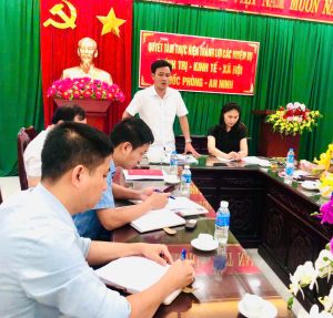 Hội nghị đánh giá tiến độ công tác giải phóng mặt bằng, tái định cư dự án đường cao tốc CT08 và các dự án đang triển khai thực hiện