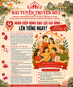 Infographics: Hướng ứng tháng hành động Quốc gia về phòng, chống bạo lực Gia đình năm 2026 và Kỷ niệm 25 năm ngày Gia đình Việt Nam (28/6/2001 – 28/6/2026)